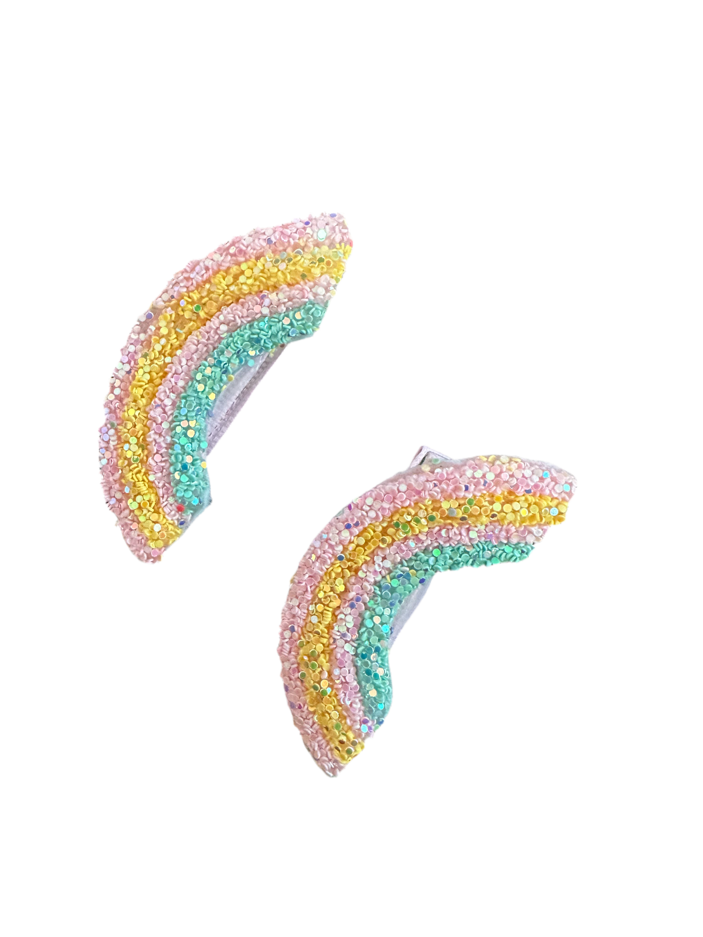 RAINBOW🌈Glittered Pipes Appliqué🔥