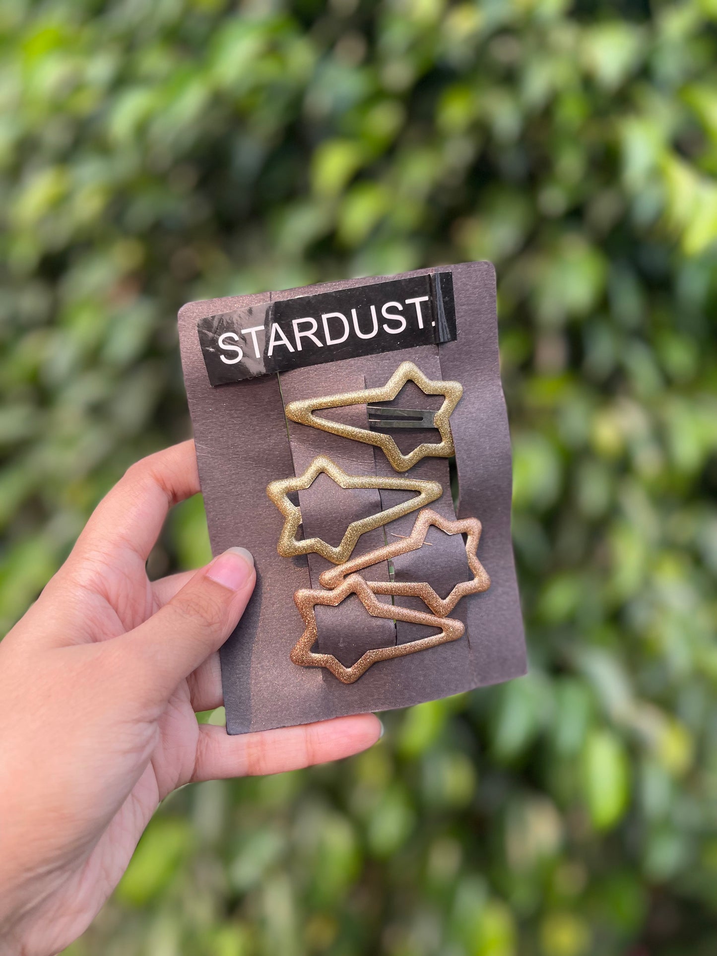 Star tail snapclips pack of 4