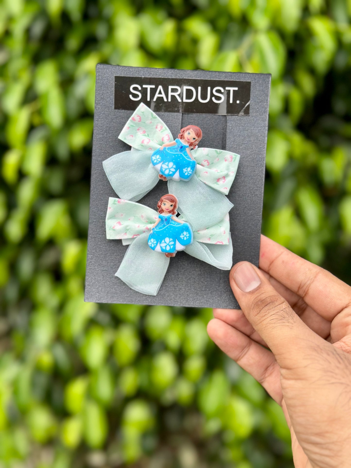 Disney Princess Floral & Organza Twin Bow Pairs