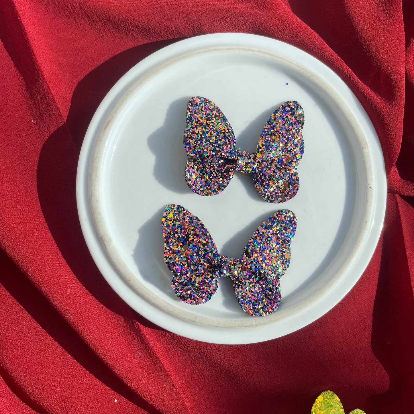 Glittered Butterfly Pairs