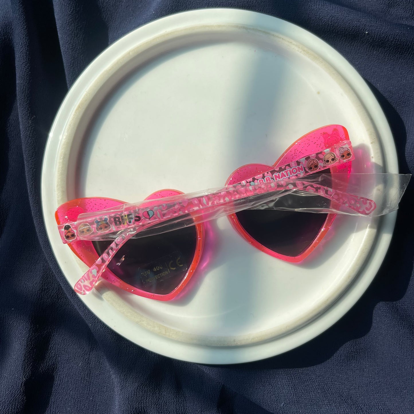Hotpink LOL heart sunnies