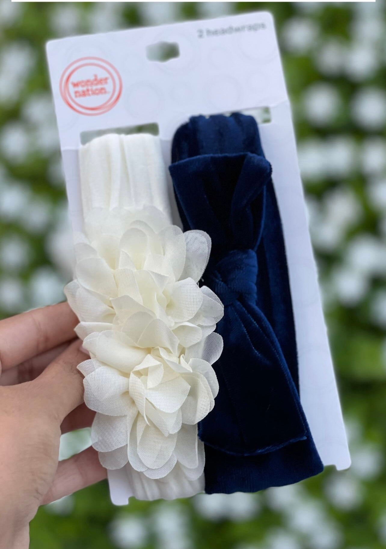 Wondernation Pack of 2 Soft Headbands