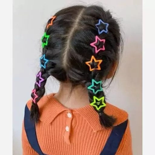 Enamel Star Snapclips Random Colours Pack🔥