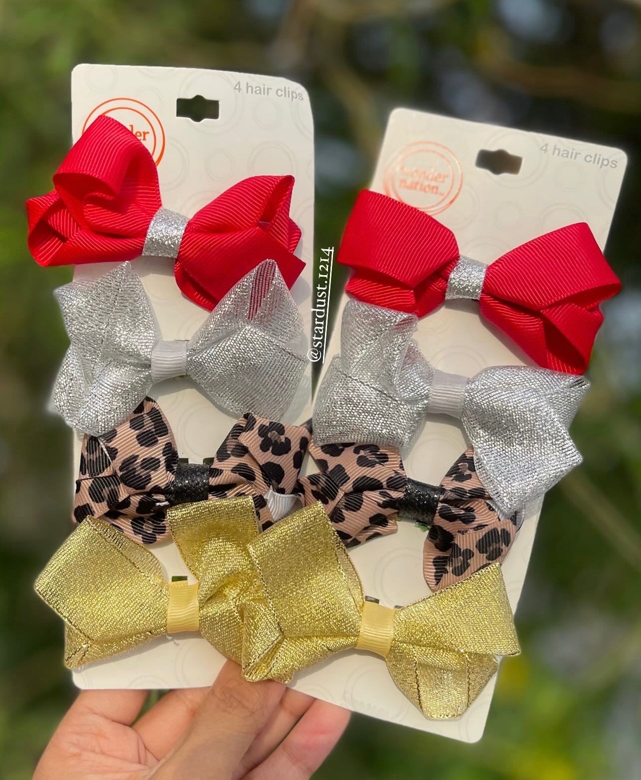 Wondernation Pack of 4 Bows