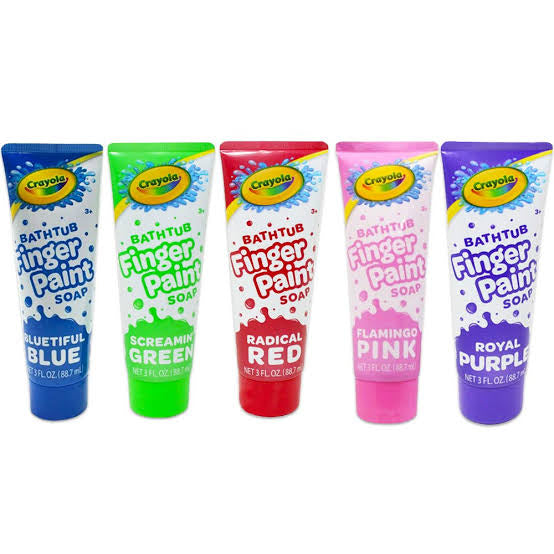 CRAYOLA Bathtub FINGER PAINT Soap🛁🔥