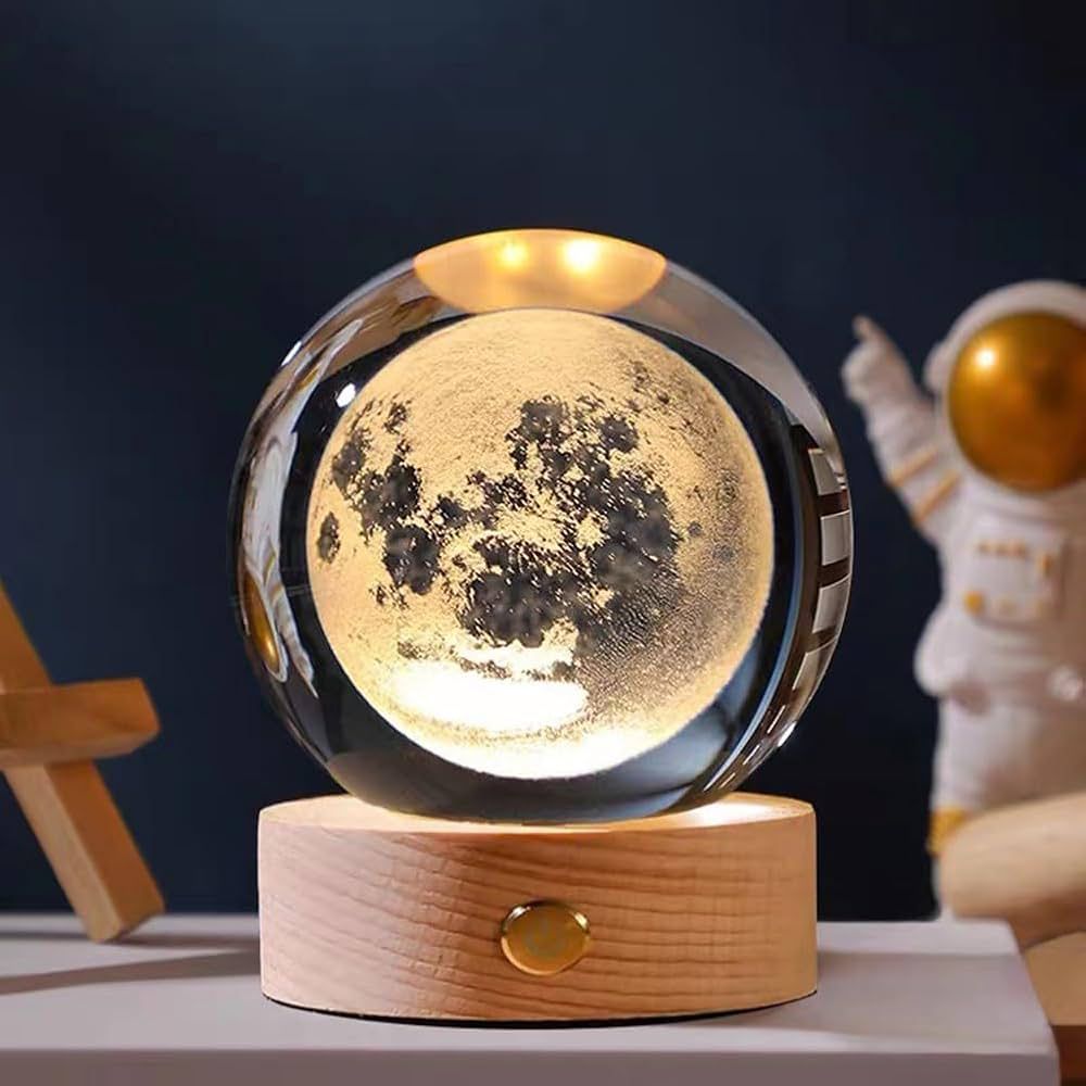 Galaxy Crystal Ball 🔮 Night Lamp🔥