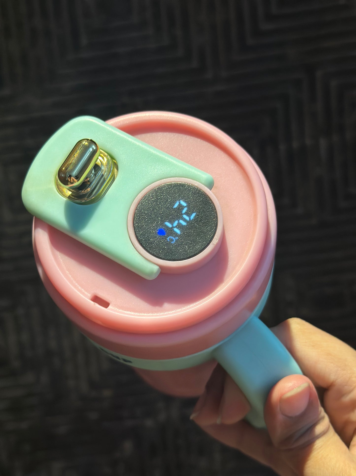 Stainless Steel Double Wall Insulated Travel Coffee Tumbler with Digital Temperature🔥