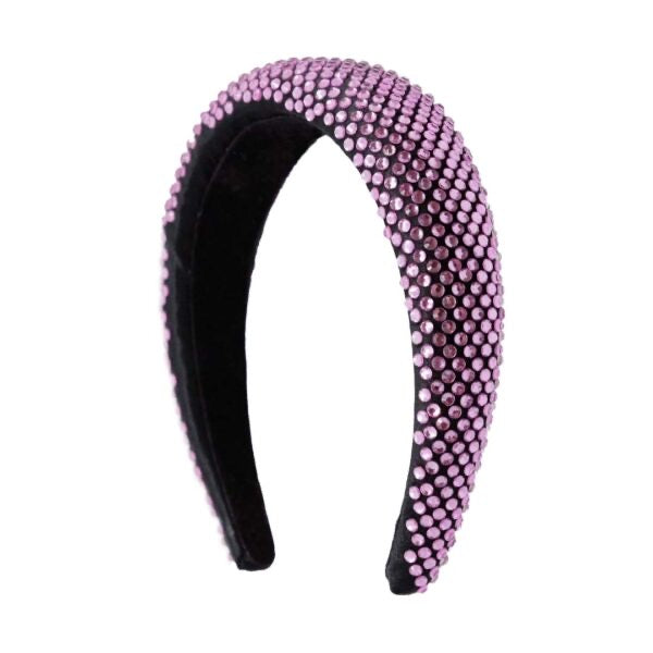 Rhinestone Studded Padded Headband🔥