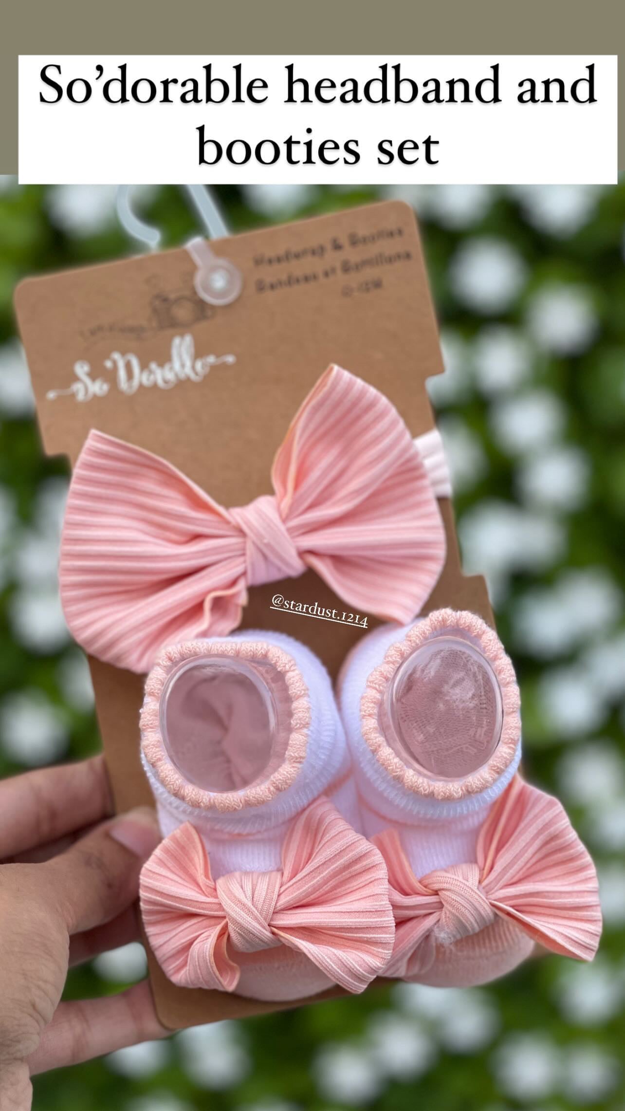 So’dorable booties and headband set
