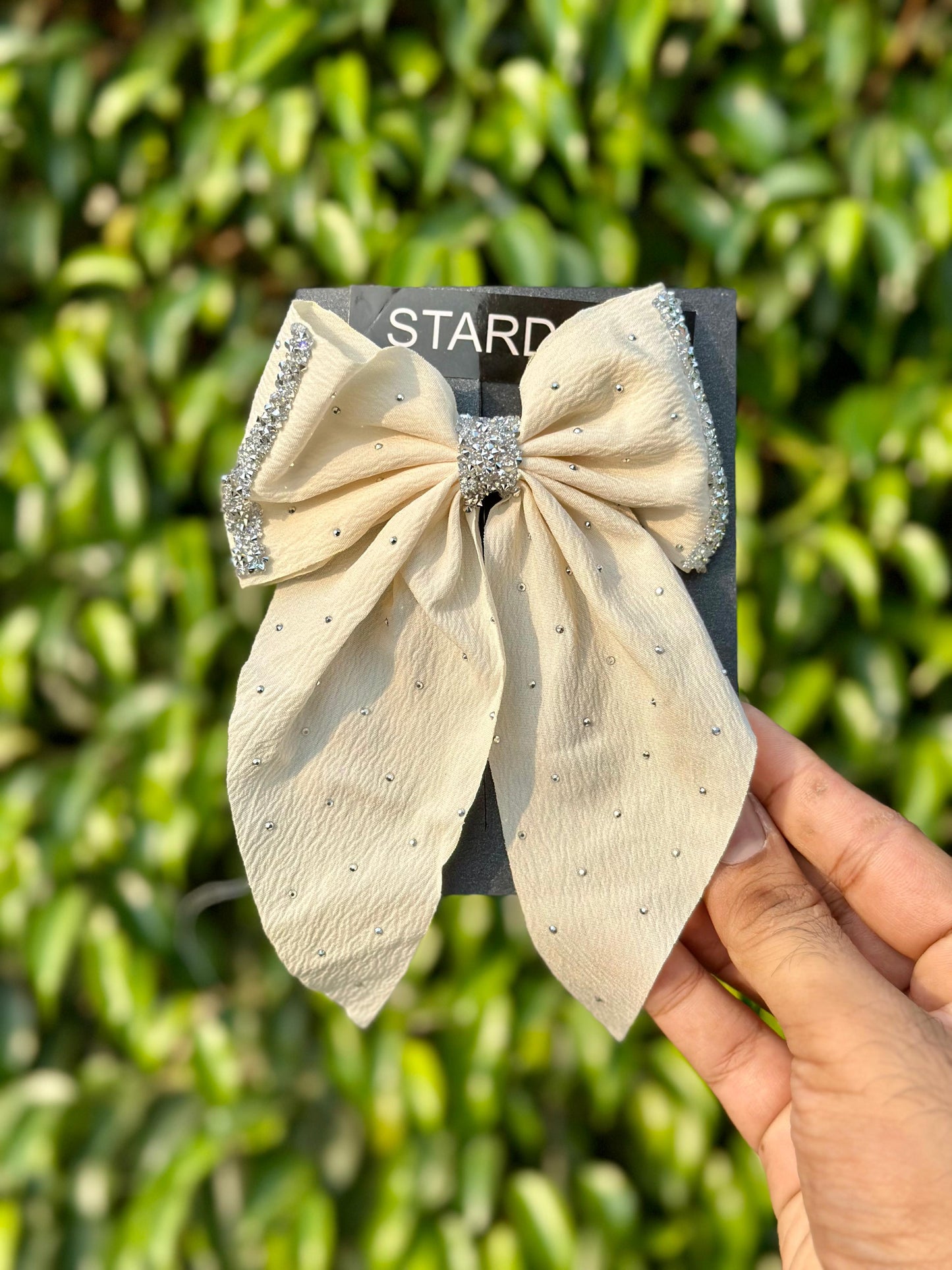 Rhinestone Embellished Formal hanging Bows