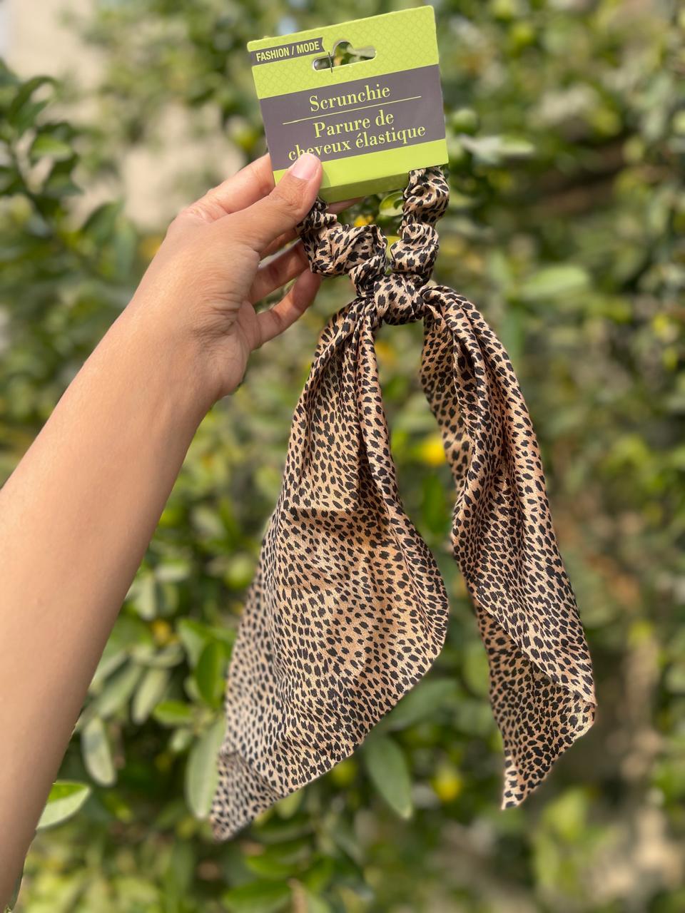Brown Leopard Scrunchie🔥