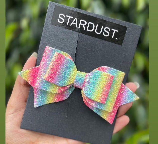 Triple Layered Glittered Bows