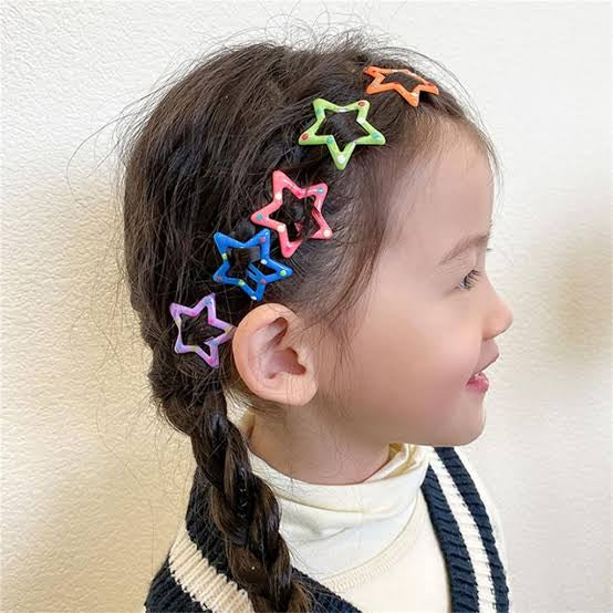 Enamel Star Snapclips Random Colours Pack🔥