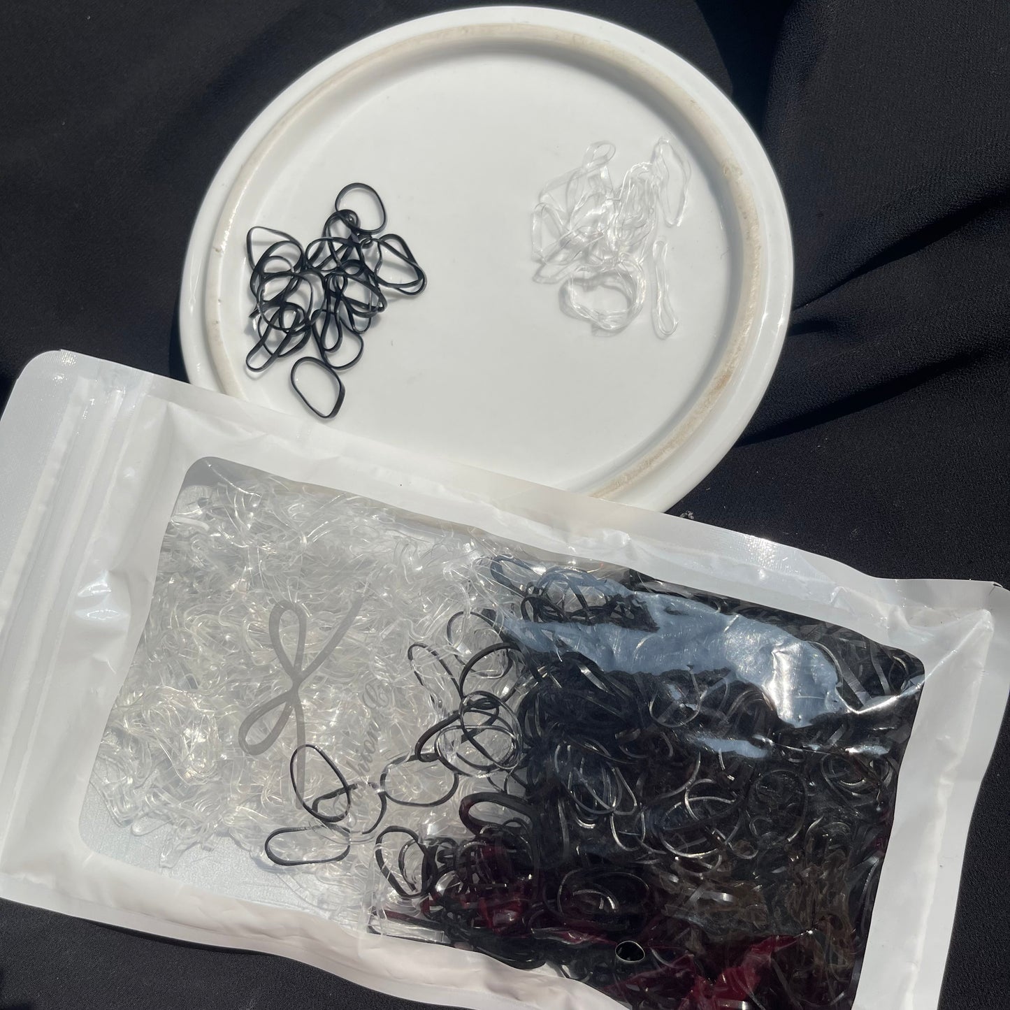 Loom bands large pouch