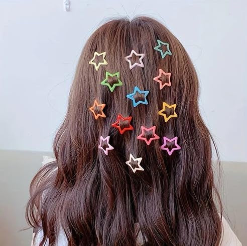 Enamel Star Snapclips Random Colours Pack🔥