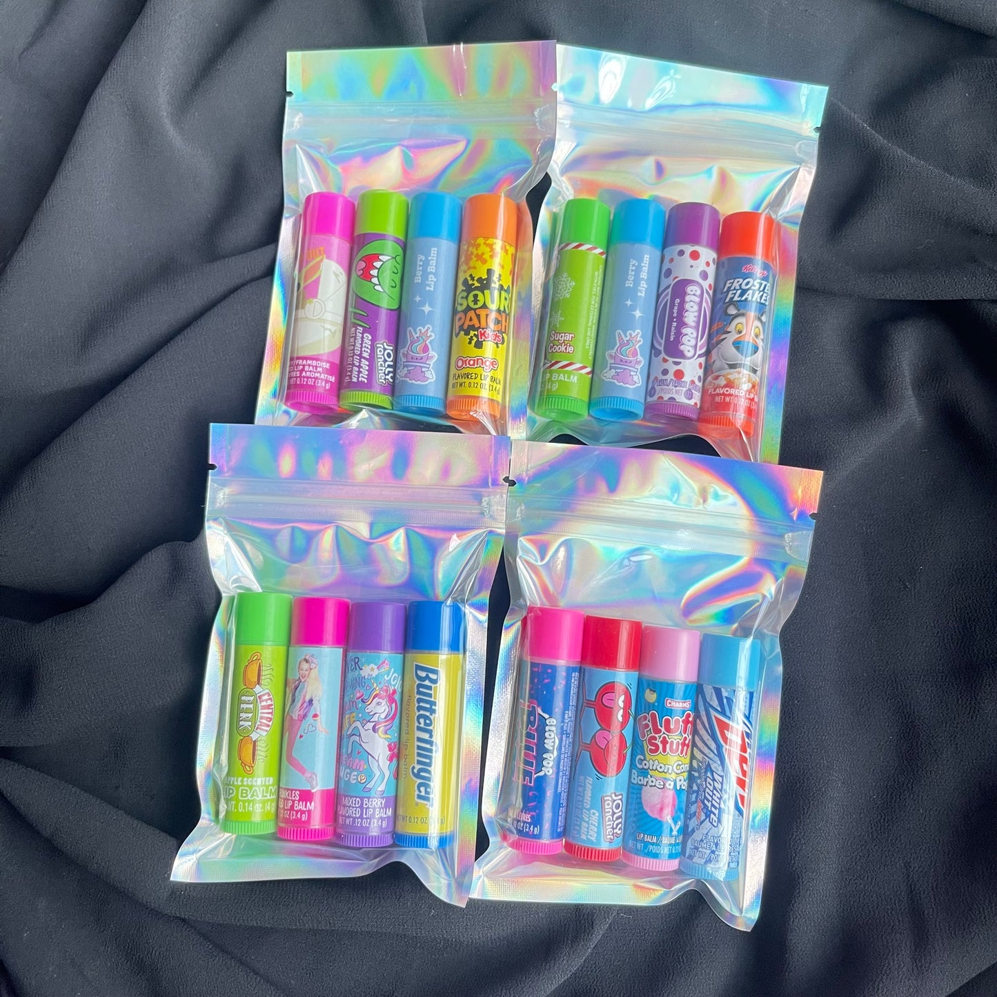 Pack of 4 Random Imported Flavoured Kids Lipbalms🔥