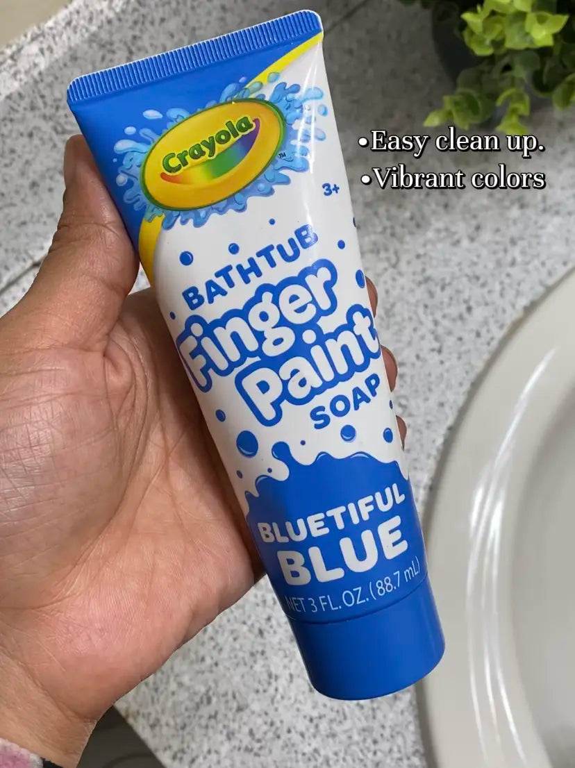 CRAYOLA Bathtub FINGER PAINT Soap🛁🔥