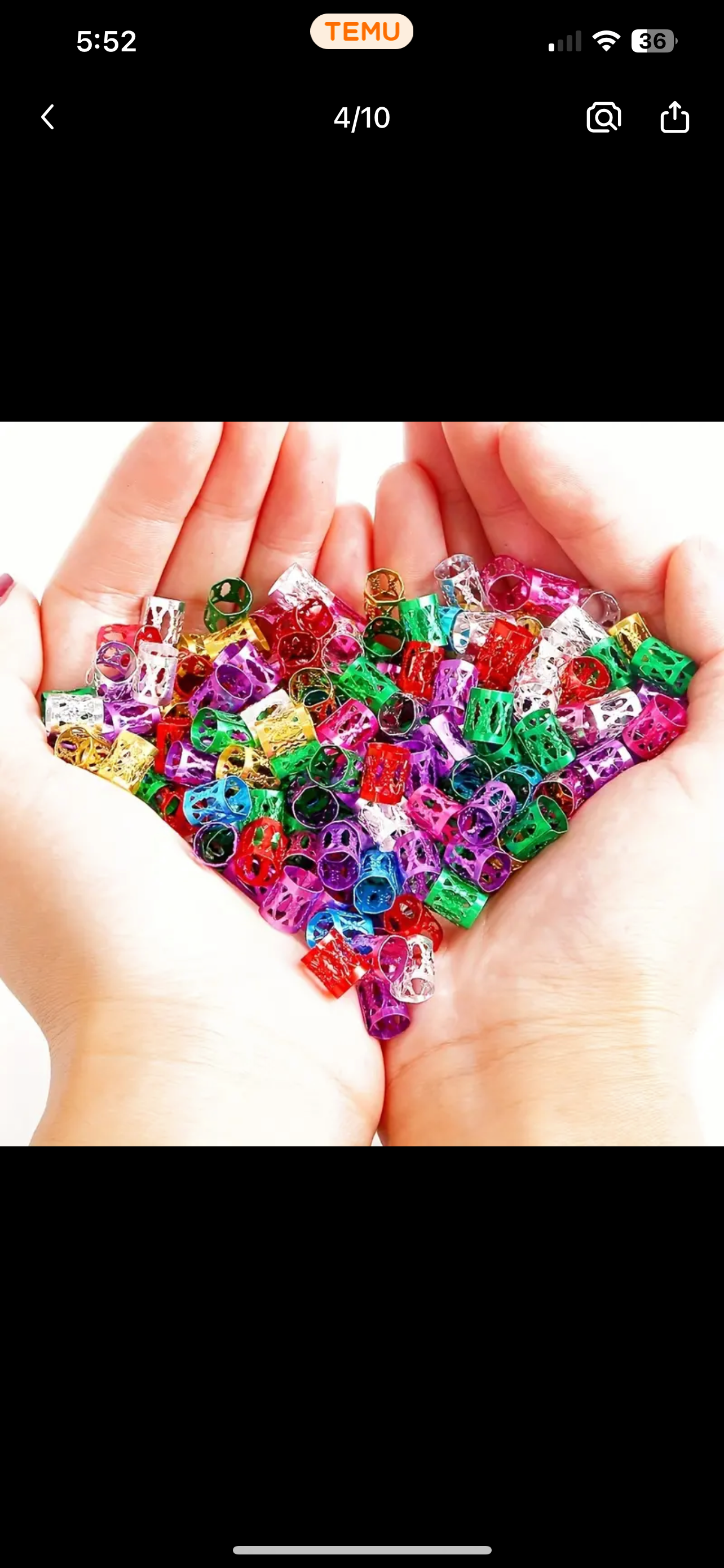 Hollow Styling Hair Rings Pack🔥