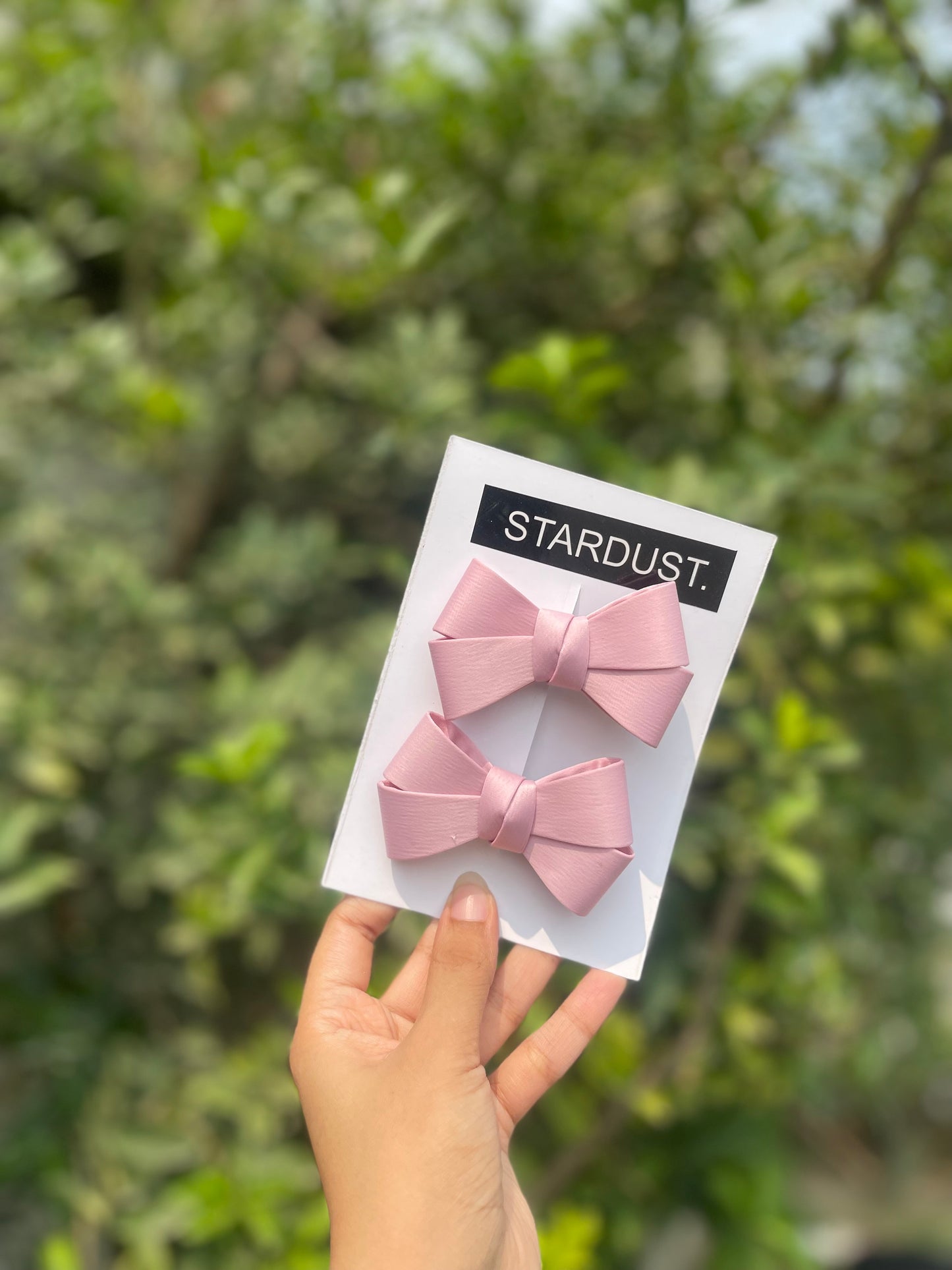 3D Solid Silk Bow Pairs