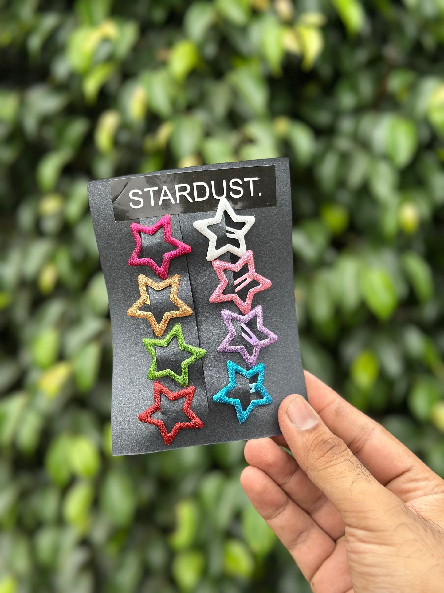 Glittered Star Snapclips Pack🔥