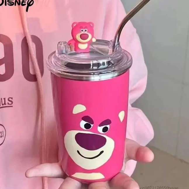 Disney LOTSO, Mickey Mouse Steel Tumbler with Lid🔥 500ml