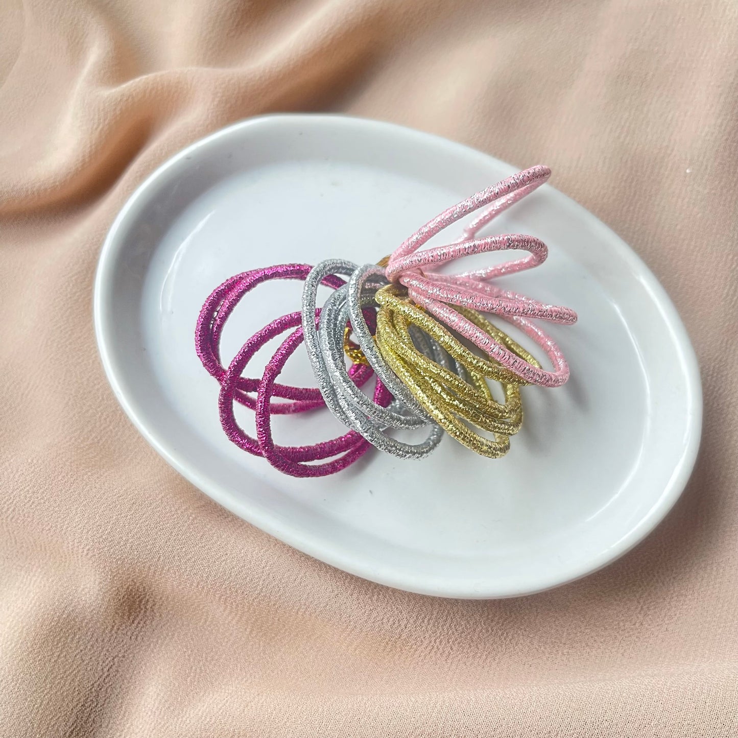 Pack of 16 Sparkling ✨ Hairties🔥