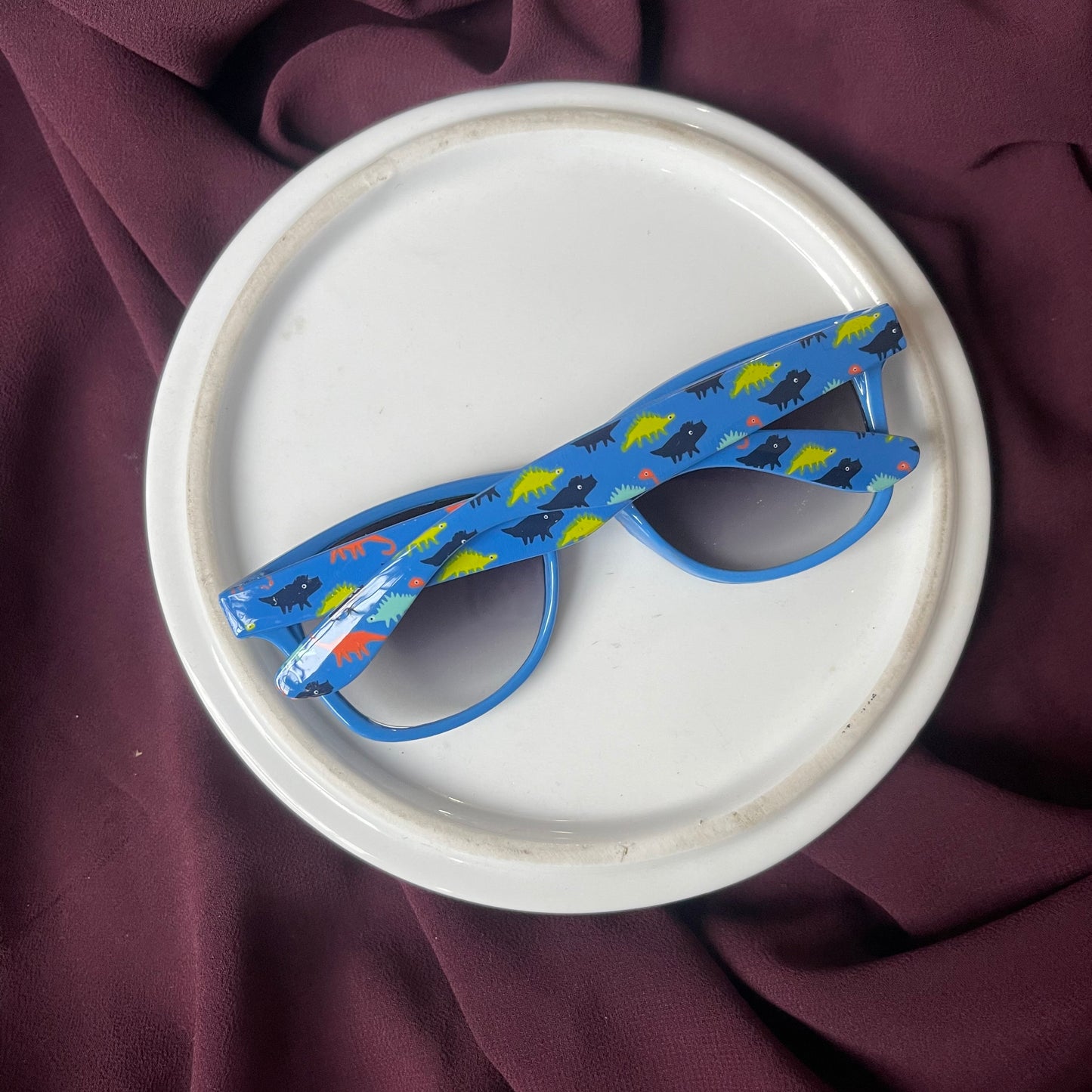 Dino🦕Print Blue Sunnies🔥