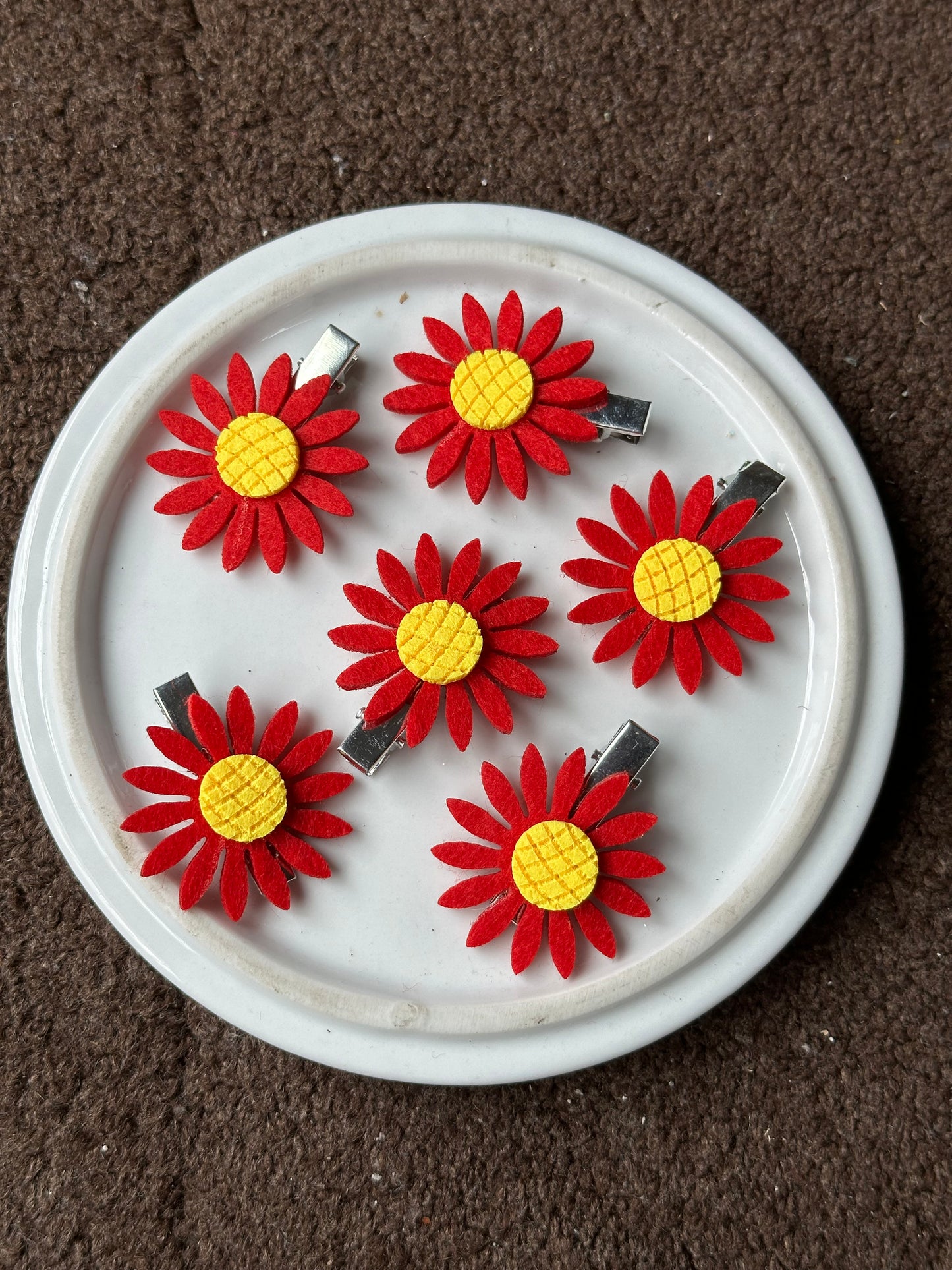 Sunflowers’ Clipons Hexapack