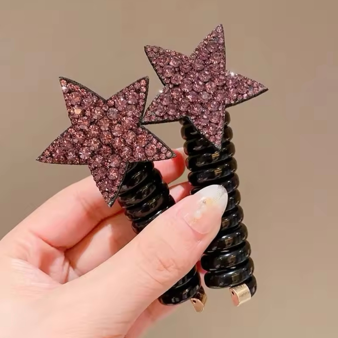 Rhinestone Star Styling Hair Springs🔥