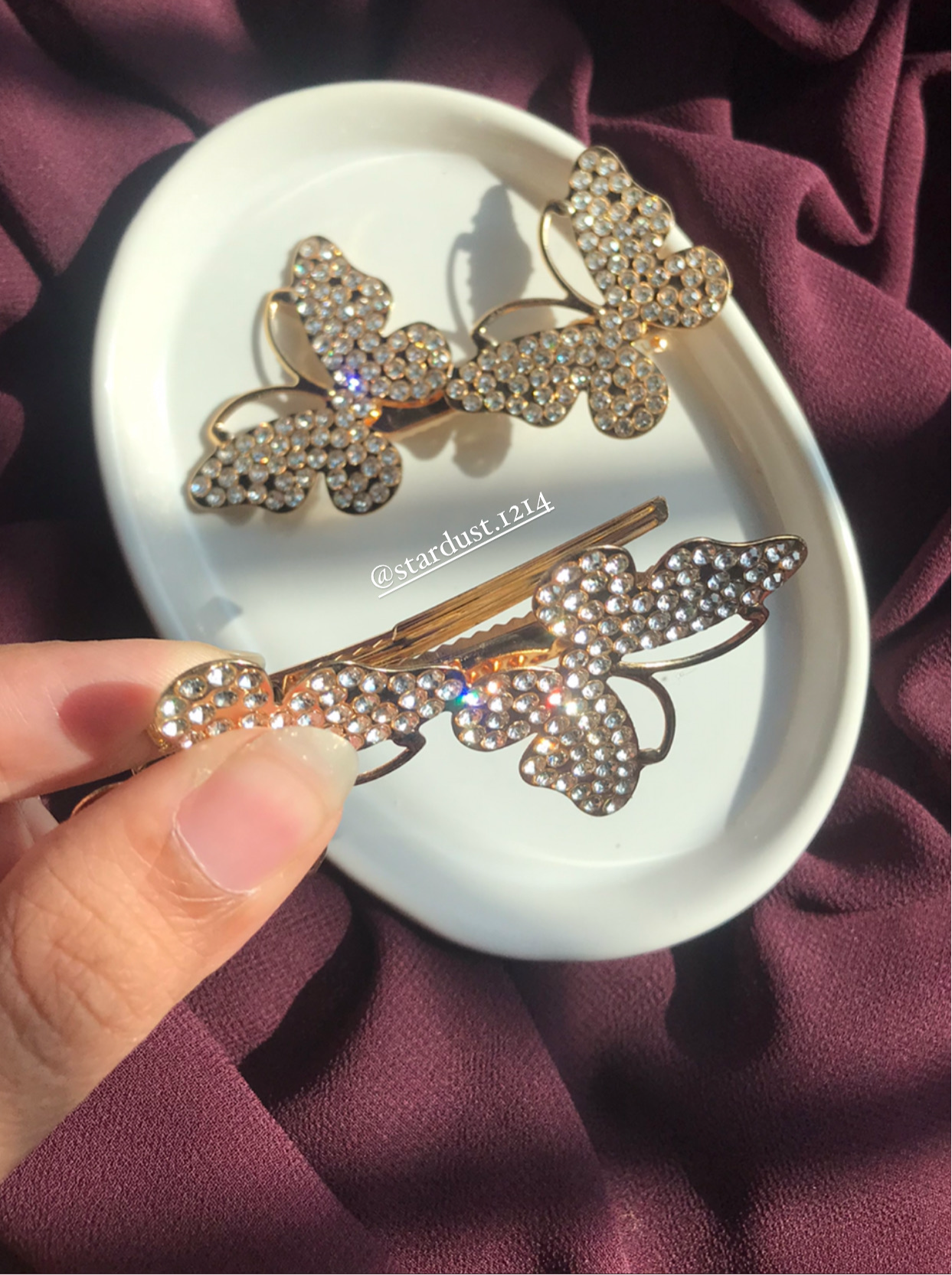 Twin Butterfly Clipon Pairs