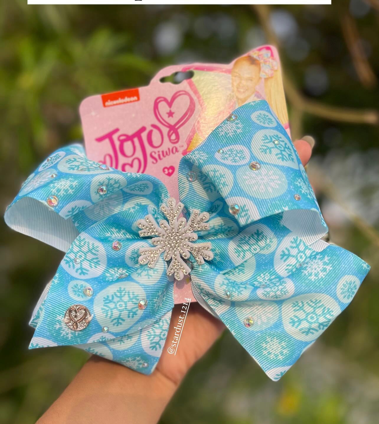Jojo Siwa Frozen inspired bow🔥