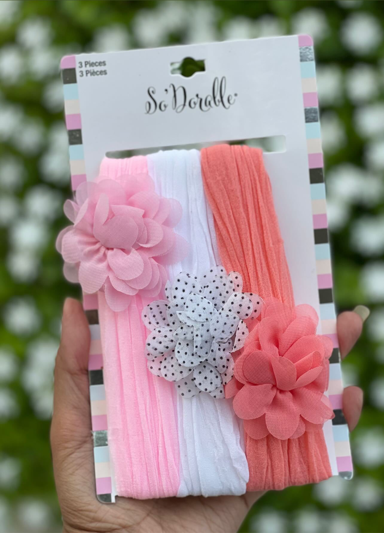 So’dorable pack of 3 soft headbands