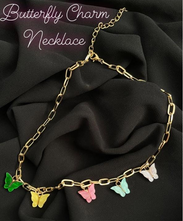 Butterfly 🦋 Charm Necklace🔥