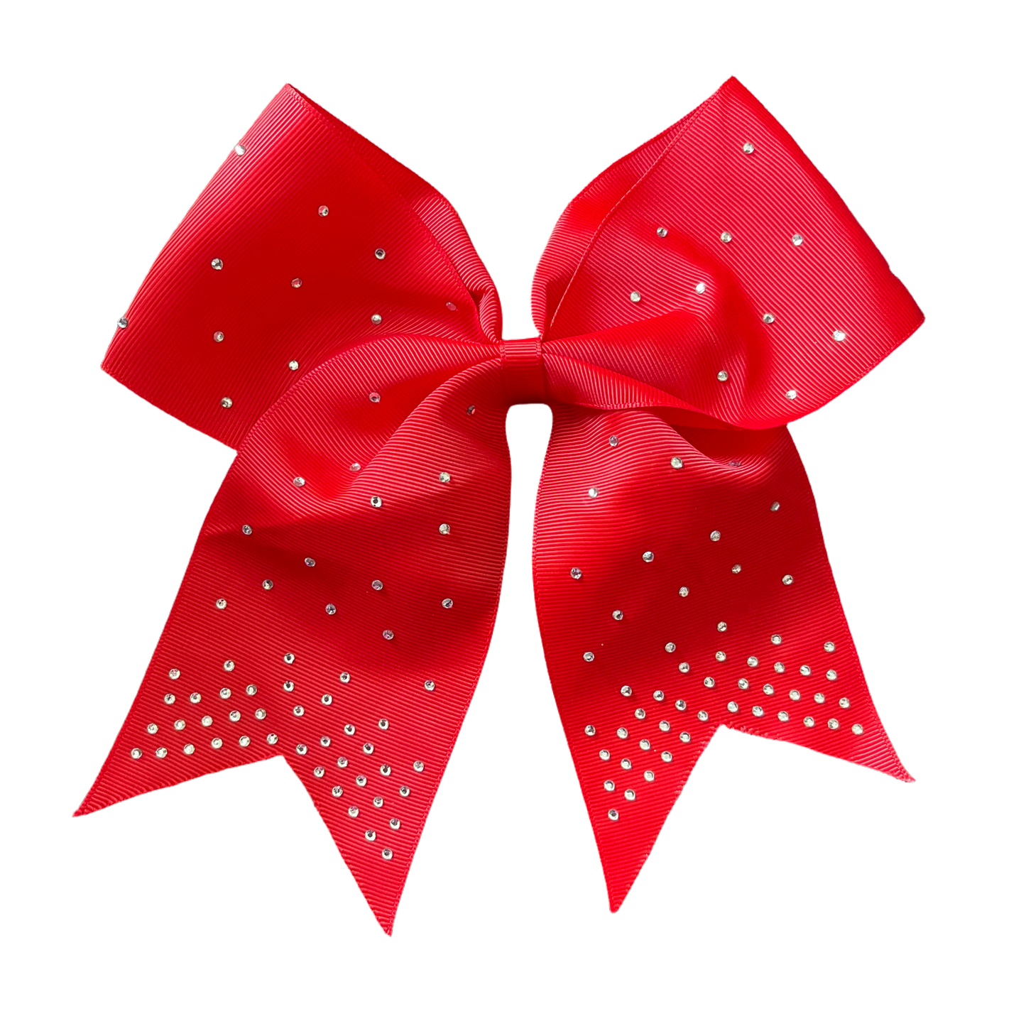 Rhinestone studded RED hanging bow
