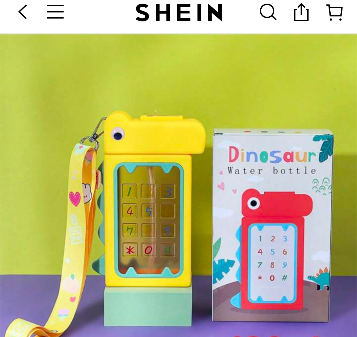 🦖Dinosaur-themed Sipper Water Bottle 480ml🔥