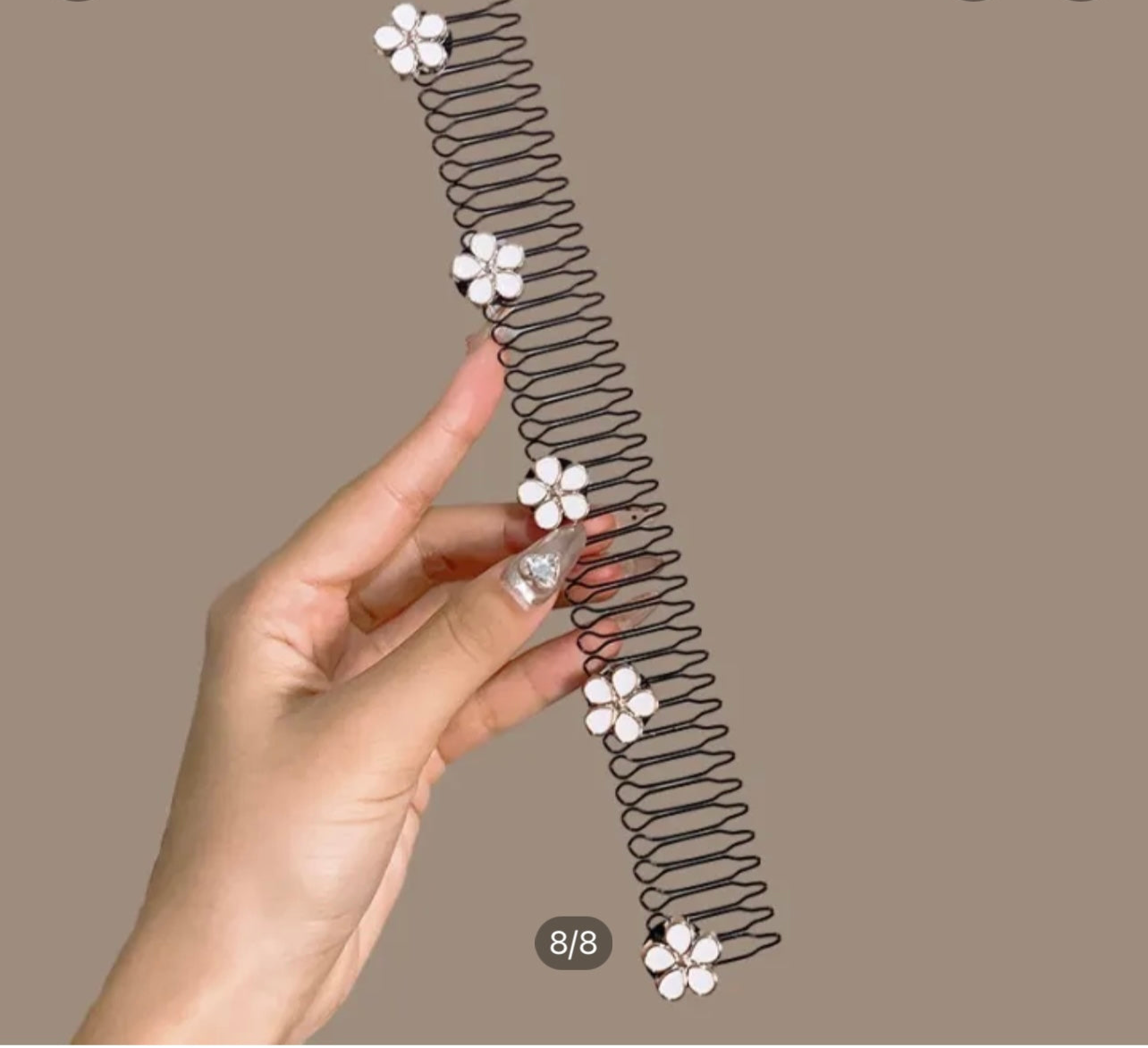 Camelia Flower Hair Divider Comb🔥