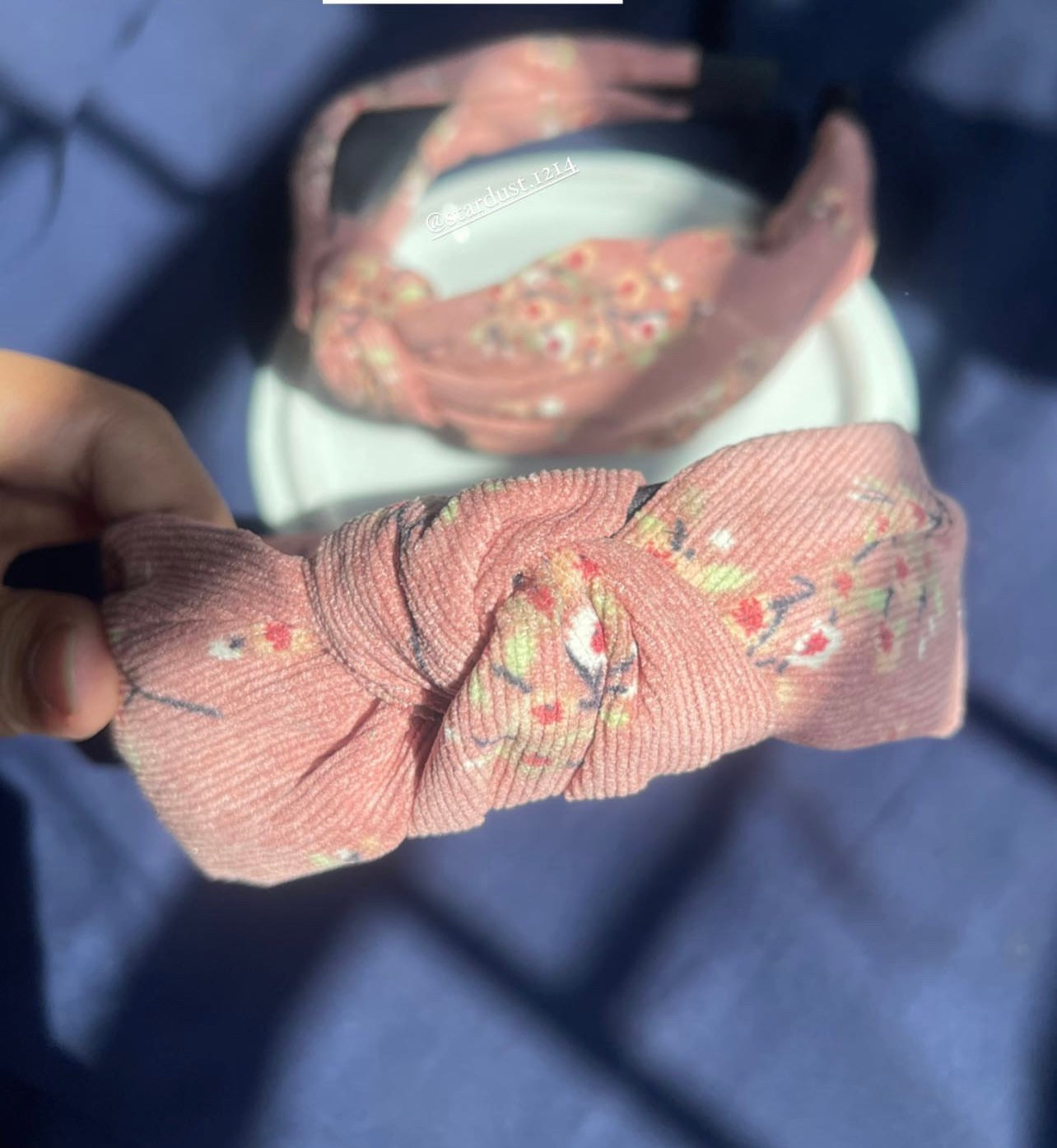 Courdroy Knotted Headband