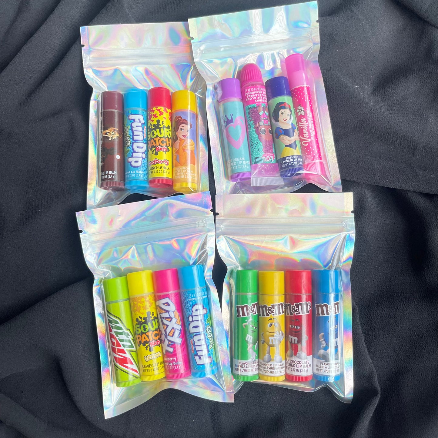 Pack of 4 Random Imported Flavoured Kids Lipbalms🔥