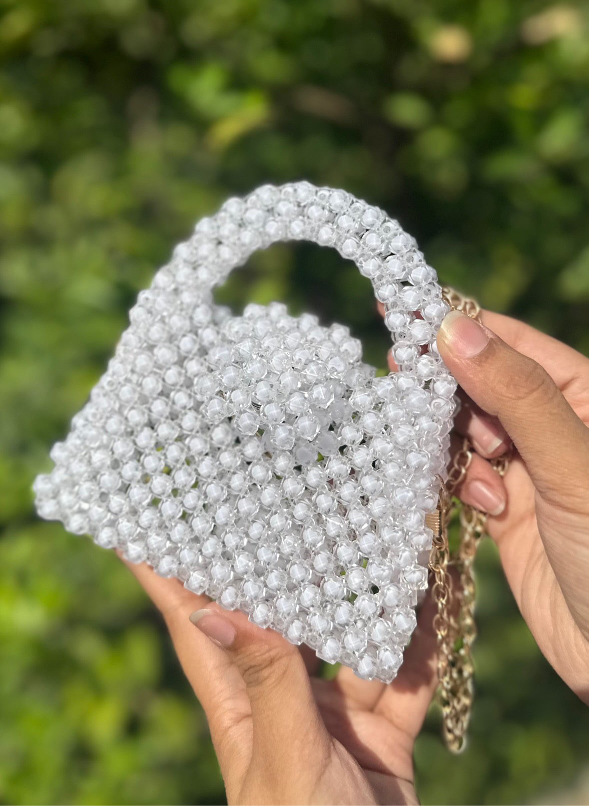 White Crystal Mini Bags🔥