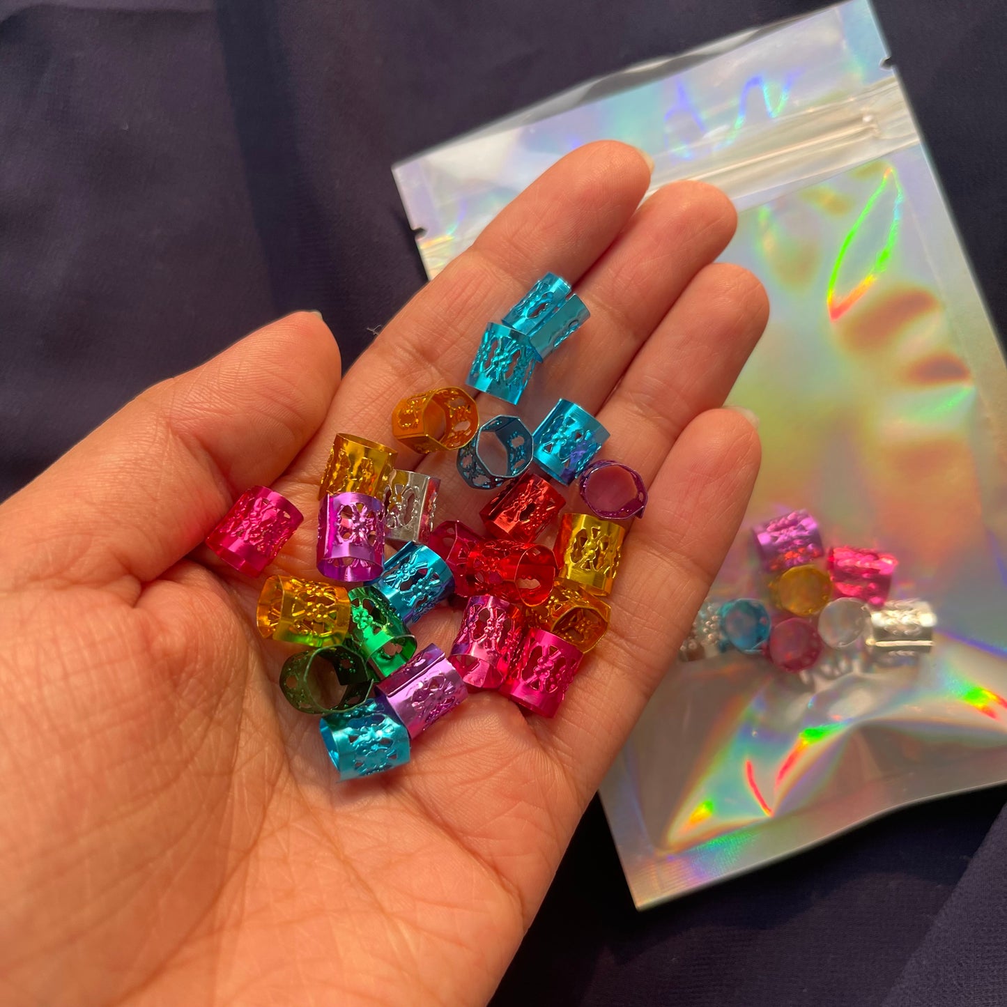Hollow Styling Hair Rings Pack🔥