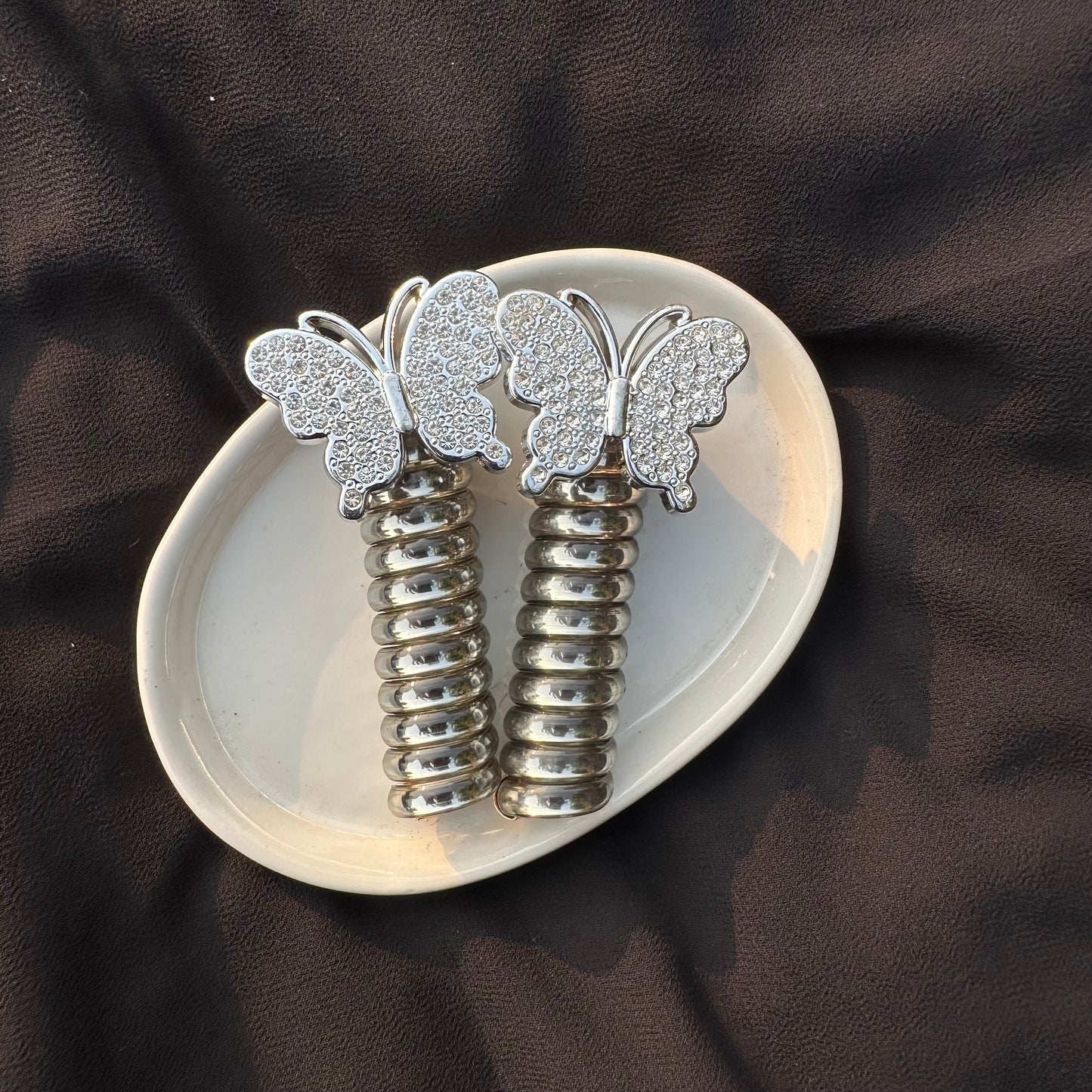Rhinestone Butterfly Styling Springs🔥