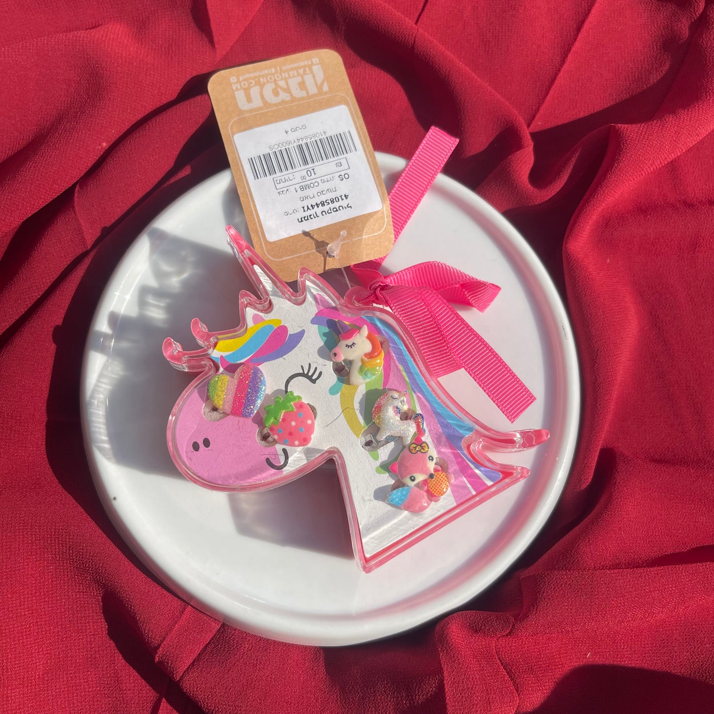 Unicorn 🦄 Rainbow 🌈 Acrylic Box of Kids’ Rings🔥