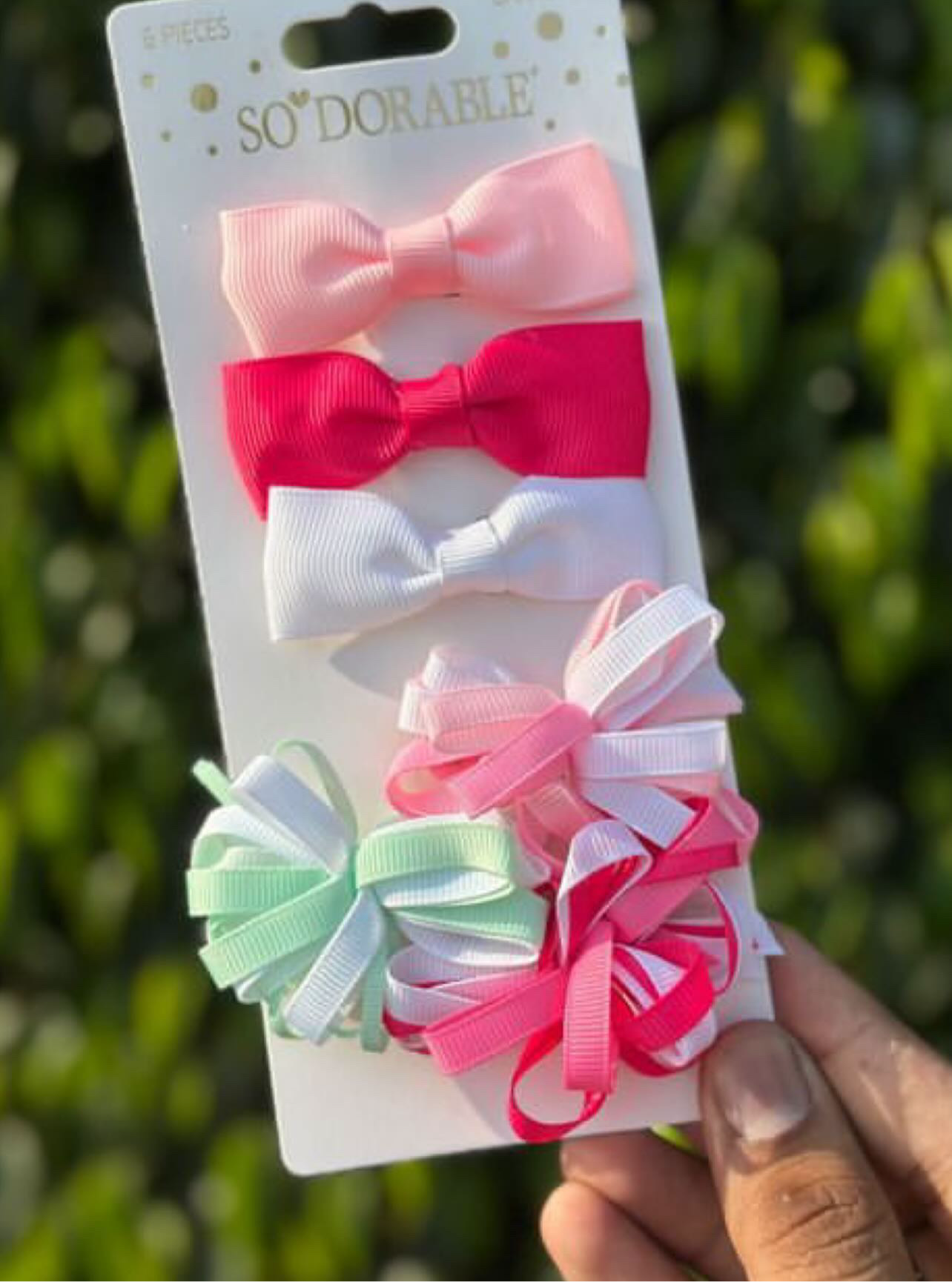 So'dorable Pack of 6 Hairclips
