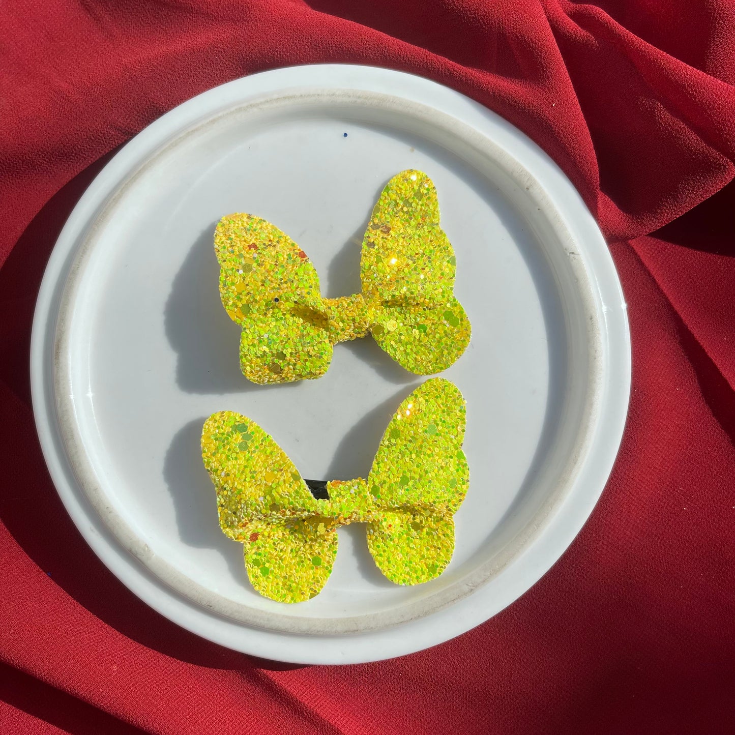 Glittered Butterfly Pairs