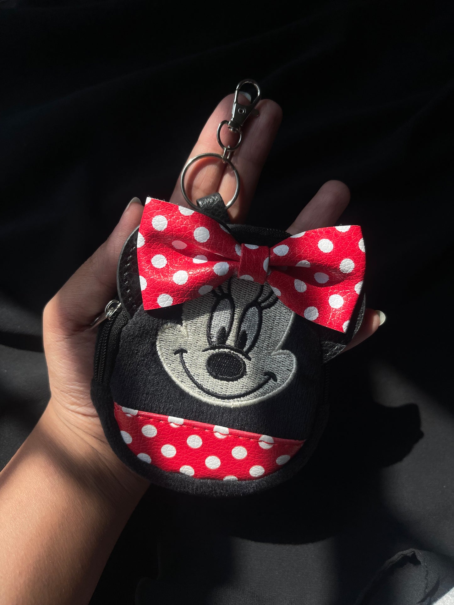 Minnie Mouse keyring coin purse