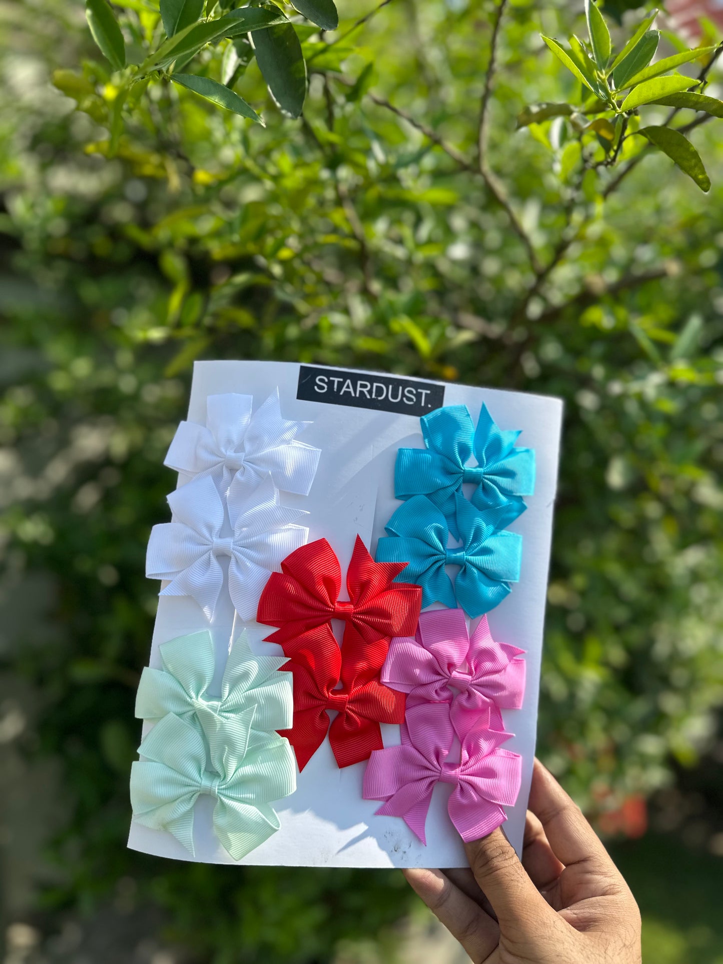 Pinwheel bows set 3 inch size