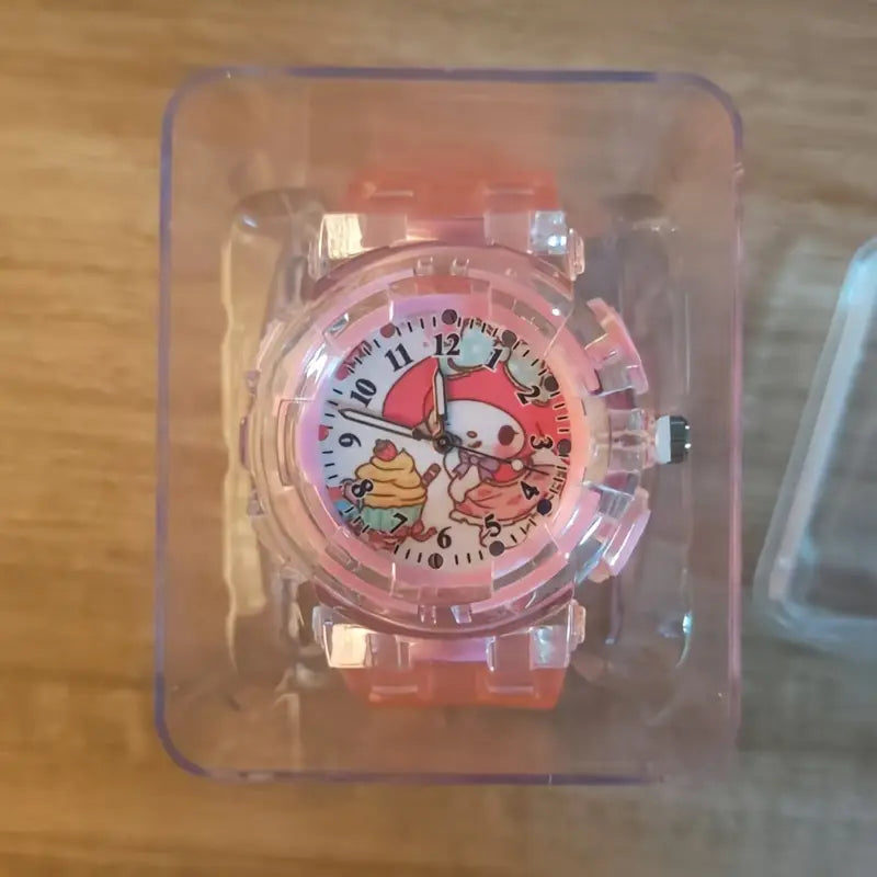 Sanrio Lightup Watches with acrylic box