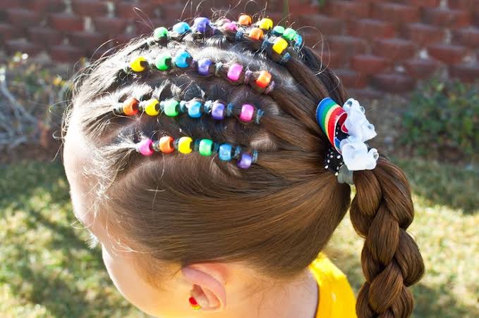 Clipon Hair Beads Pouch