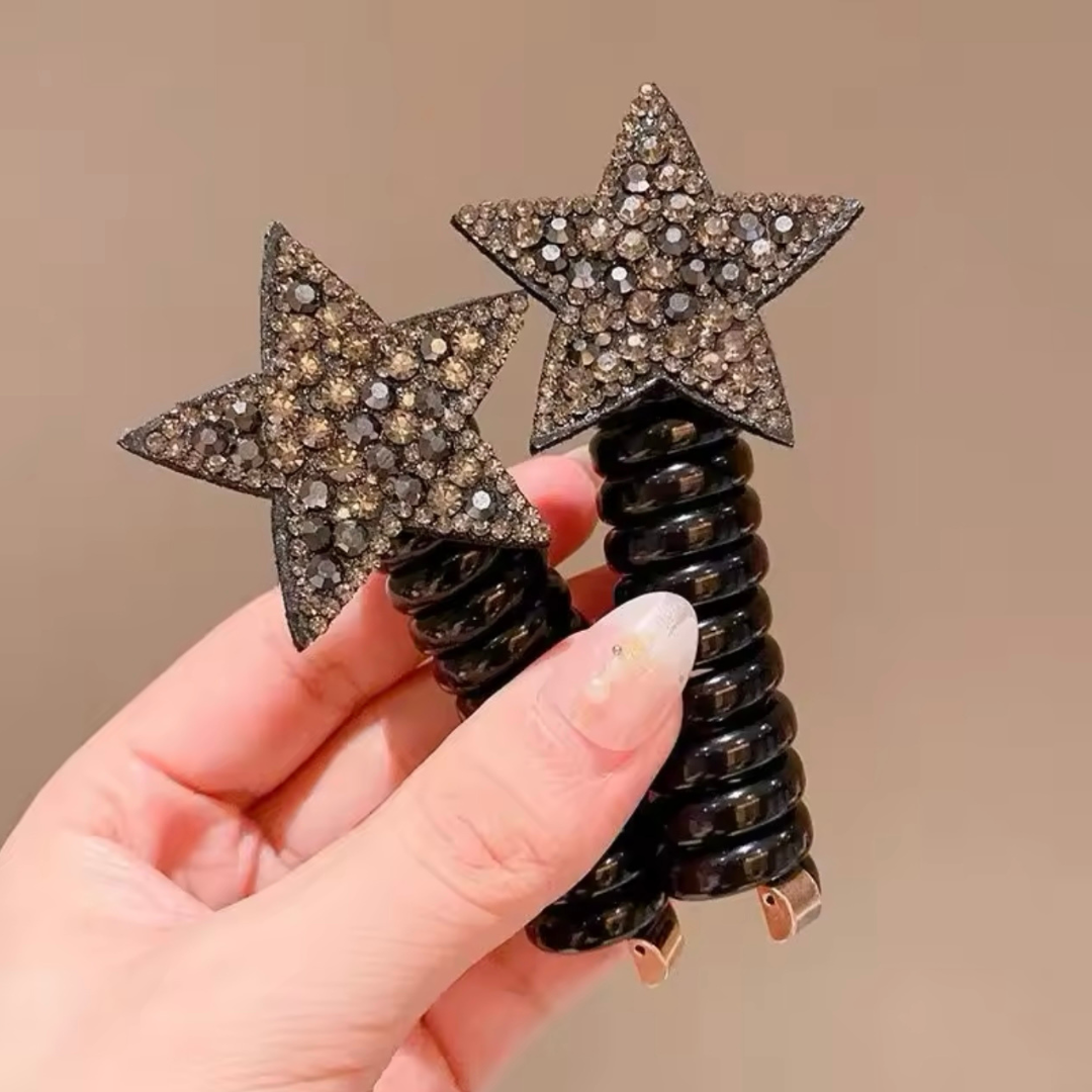 Rhinestone Star Styling Hair Springs🔥