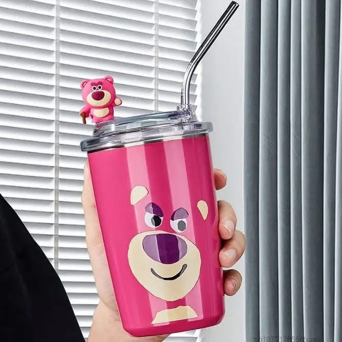 Disney LOTSO, Mickey Mouse Steel Tumbler with Lid🔥 500ml